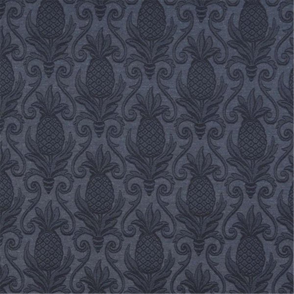 Finefabrics 54 in. Wide Blue, Pineapple Jacquard Woven Upholstery Grade Fabric FI60022